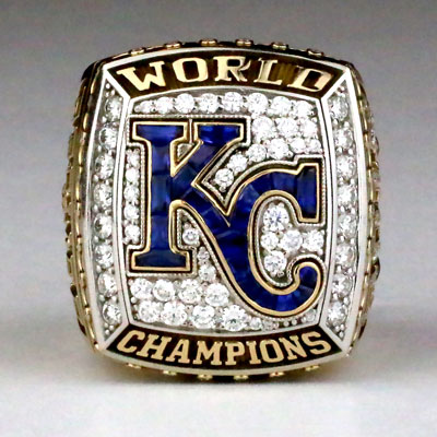 Authentic Kansas City Royals 2015 World Series Championship Ring